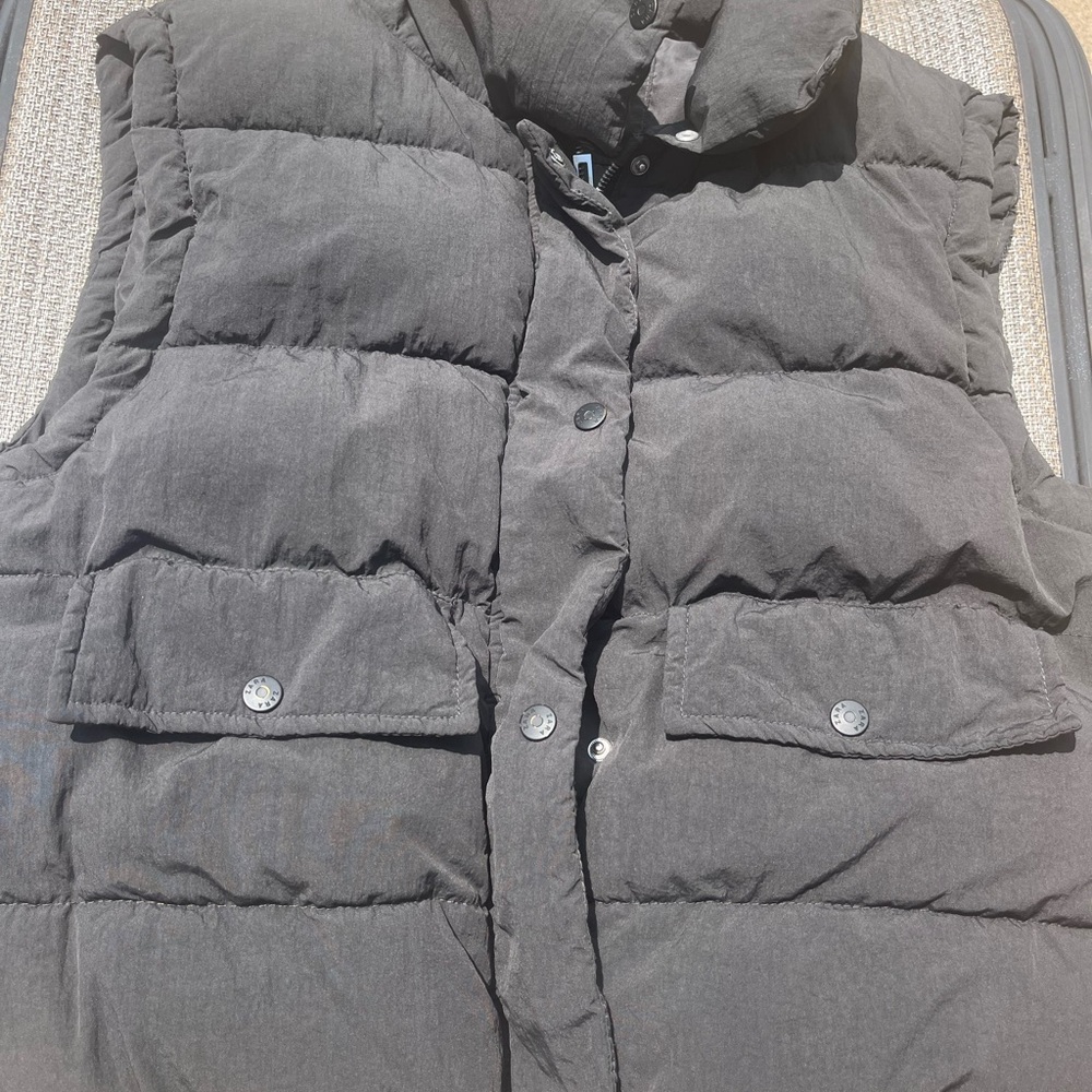 Zara Black Puffer Vest
